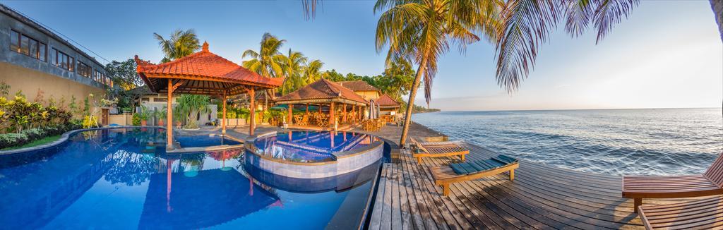 Paradise Palm Beach Bungalows And Dive Center Tulamben Exterior foto